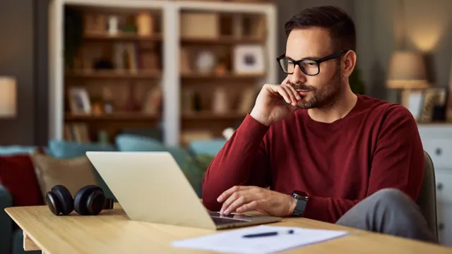 content strategy (1) man using a laptop