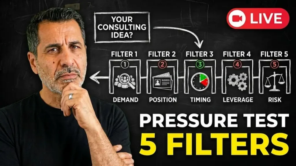 5 filters for consulting idea