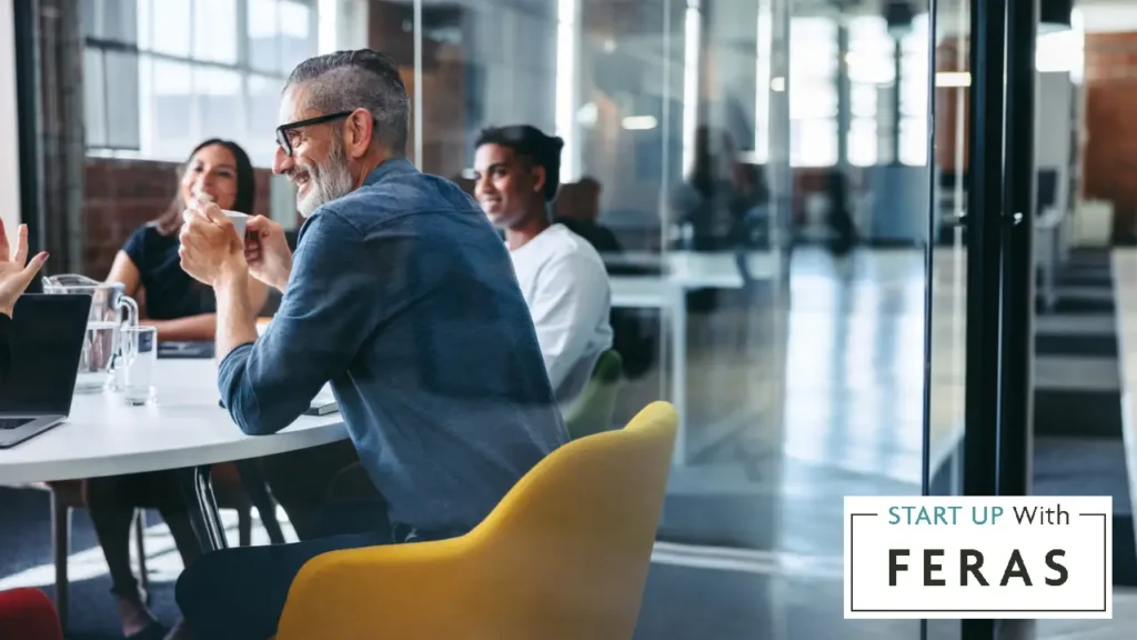 Consultant validating a business idea through customer conversations